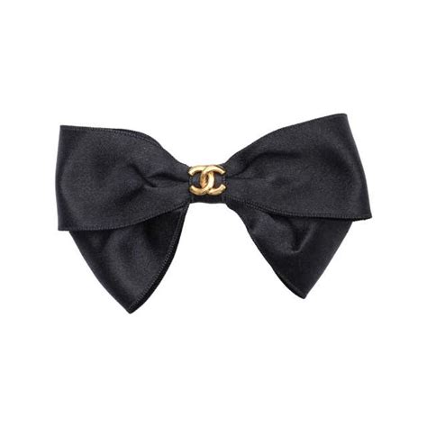 chanel hair clips prices|Chanel bow tie for hair.